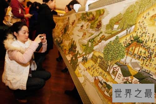 世界上最长的十字绣艺术品