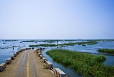 ​中国最大的淡水湖：鄱阳湖面积4070平方千米