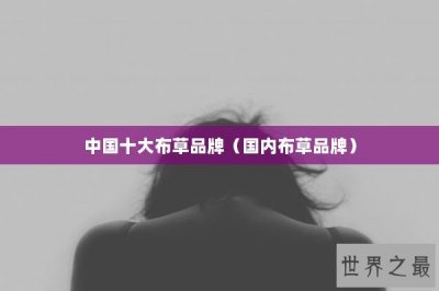 ​中国十大布草品牌（国内布草品牌）