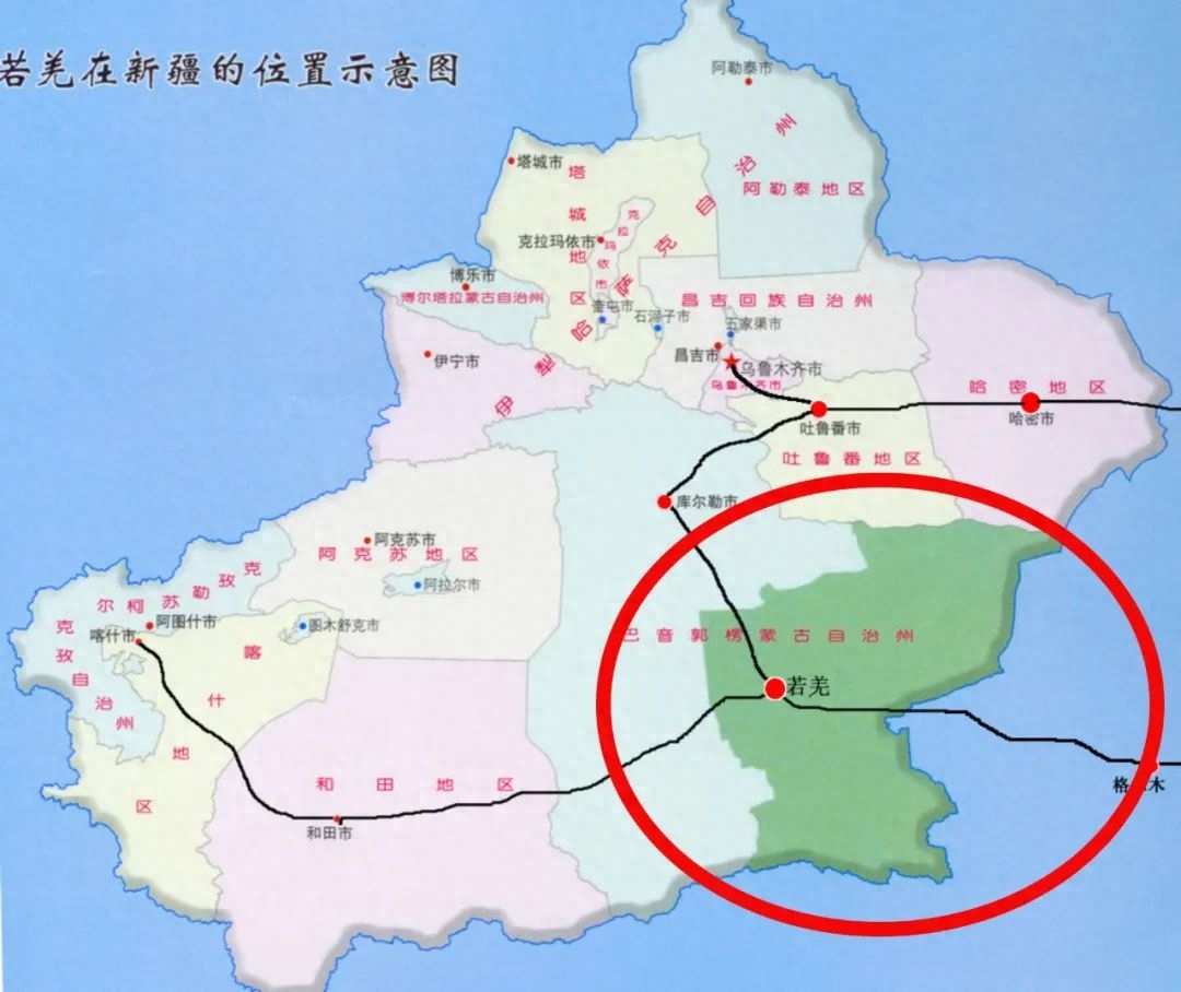 新疆自治区若羌县简介（中国面积第一大县若羌县在哪）-