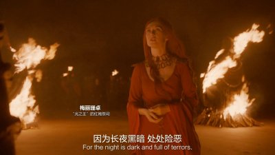 ​「权力的游戏」权游人物传 光之王的红袍女祭司梅丽珊卓