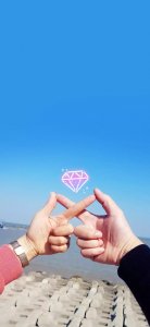 ​19张超超超甜的爱心手势壁纸，高清全屏手机壁纸