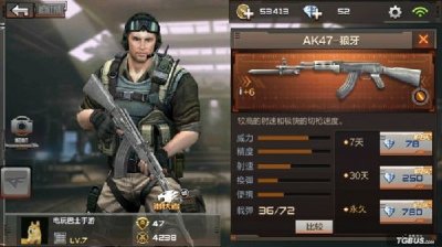 ​穿越火线枪战王者 AK47狼牙枪械信息分享