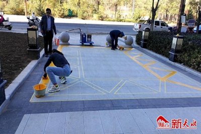 ​清水县：加强小区划线管理 确保消防通道畅通