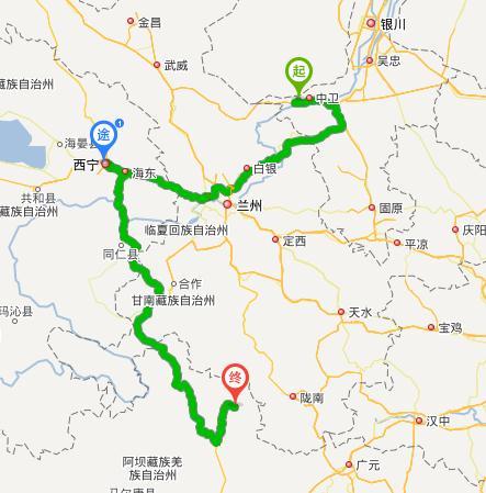 一、兰州到中卫自驾游路线