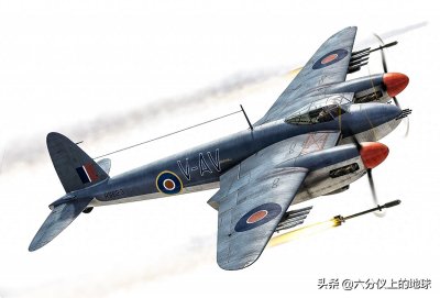 ​二战兵器全集｜飞的最快的木头作战飞机，英国“蚊”式轻型轰炸机