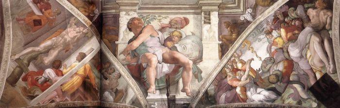 米开朗基罗素描作品（米开朗基罗的绘画）(41)