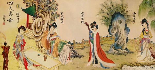 貂蝉沉鱼落雁闭月羞花中的闭月指谁,闭月羞花,沉鱼落雁分别指谁?图5