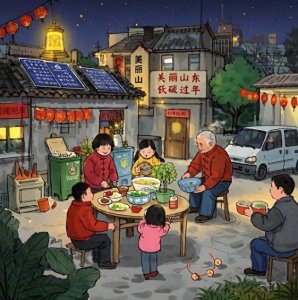 ​“我们的环保春节”可可爱爱，低碳的新春和和美美