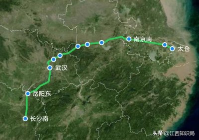​太仓至长沙唯二的高铁班次，G1782次列车，走合肥、武汉方向