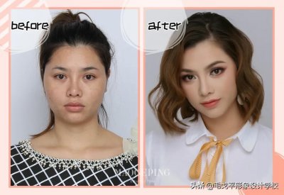 ​化妆前&化妆后，这样的差距你还有什么理由不化妆？
