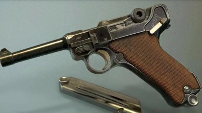 ​美士兵宁冒生命危险都想得到的手枪，手枪中的贵族，鲁格P08手枪