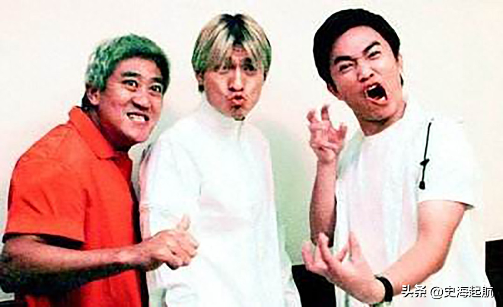 柯受良飞越黄河照片：他被誉为亚洲第一飞人，图6是汽车飞越瞬间