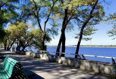 ​江畔公园的雕塑，老哈尔滨心中美丽的风景